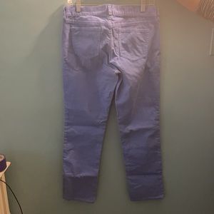 J. Crew Blue Corduroy Matchstick Pants